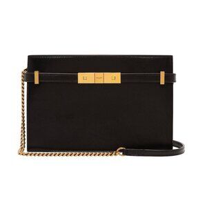 Pre-owned Saint Laurent Manhattan Chain Crossbody/Shoulder Bag Black